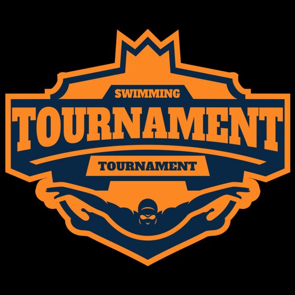 Swimming Tournament logo template Thumbnail