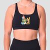 Womens Racer Sports Bra Thumbnail