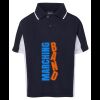 Podium Kids Contrast Polo Thumbnail
