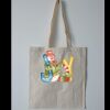Budget Calico Tote Bag Thumbnail