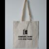 Budget Calico Tote Bag Thumbnail