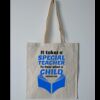 Budget Calico Tote Bag Thumbnail
