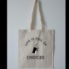 Budget Calico Tote Bag Thumbnail
